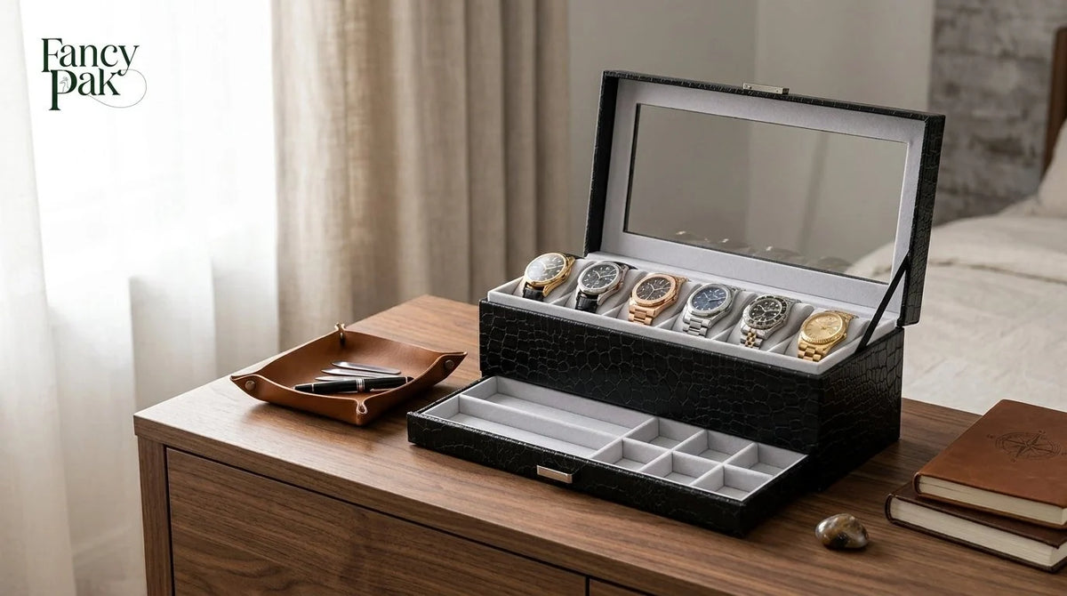How the Right Premium Watch Jewelry Case Keeps Your Accessories Organized