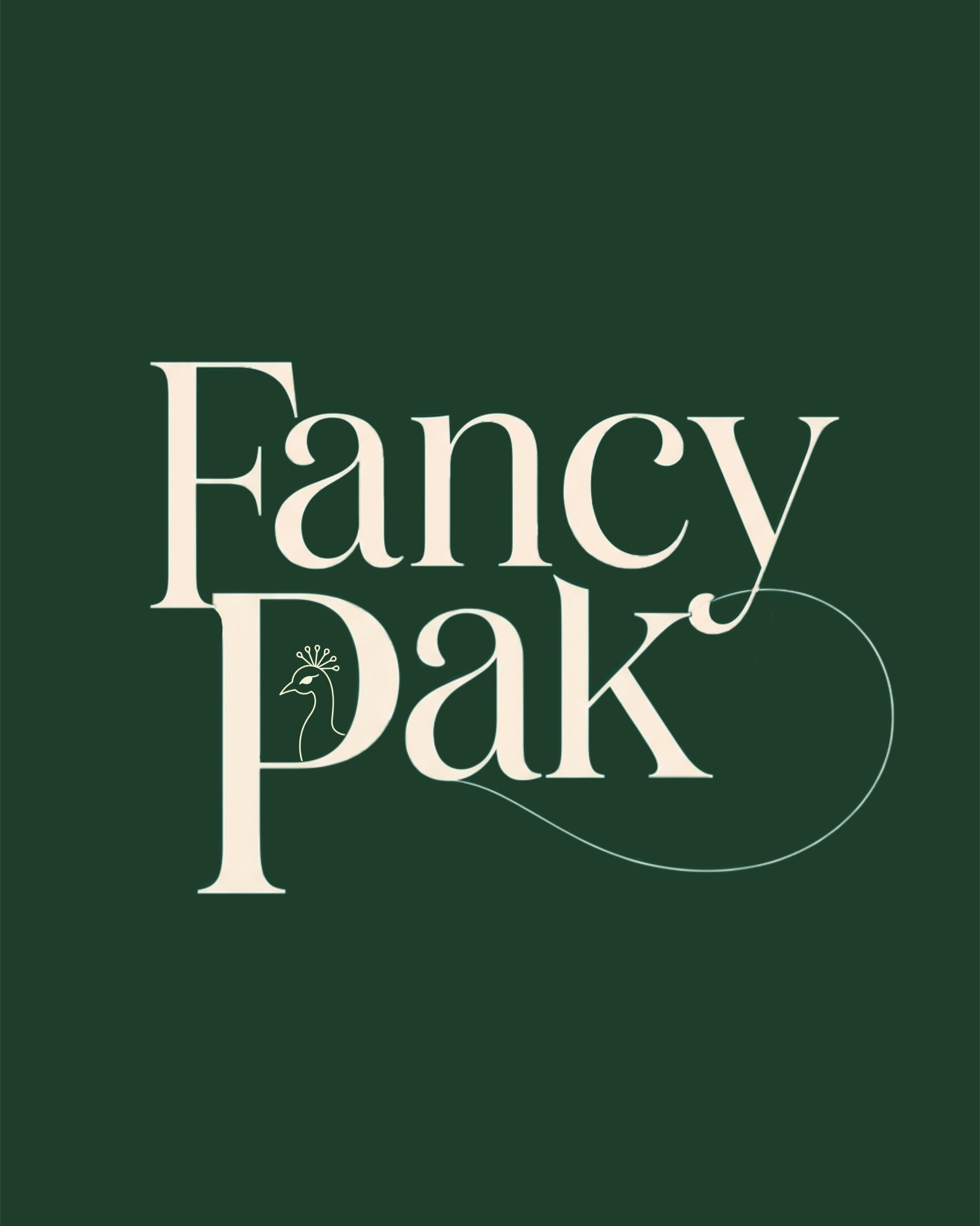 Fancy Pak logo on a green background